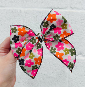 multi floral bow