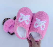 pearl bow slippers