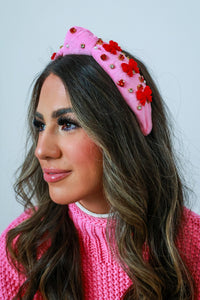 velvet bow headband | one size