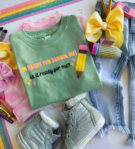 ready for school tee