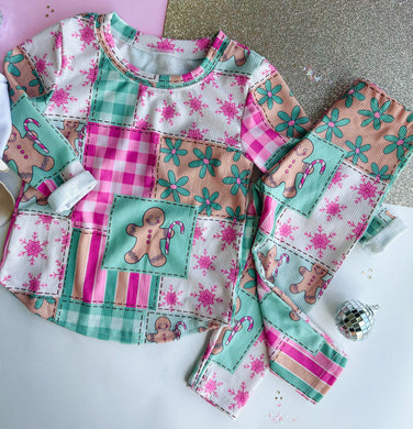 Christmas patchwork lounge