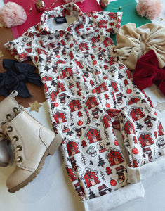 Christmas village jumpsuit