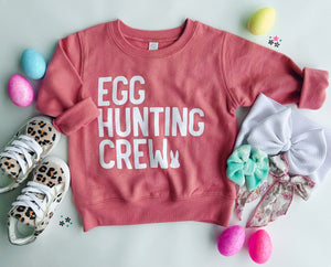 egg hunting crew sweatshirt