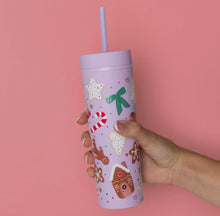 holiday cookies skinny tumbler