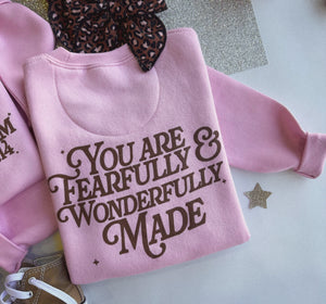 fearfully + wonderfully made crewneck