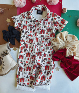 Christmas village jumpsuit