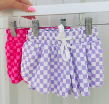checker butterfly shorts - pick your color