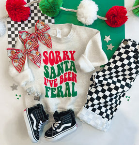 sorry Santa sweatshirt