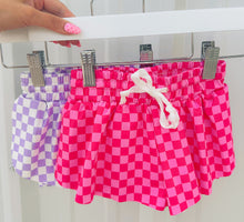 checker butterfly shorts - pick your color