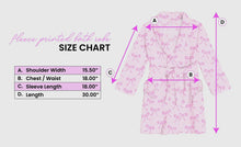 fleece bath robe - orchid floral