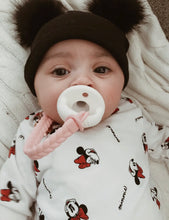 sweetie strap silicone paci clip - pink