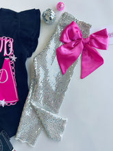 sequin leggings - silver