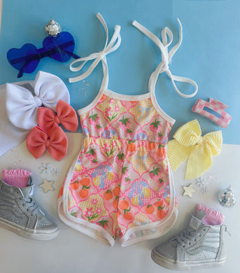 summer fruit romper