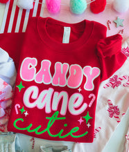 candy cane cutie sweatshirt