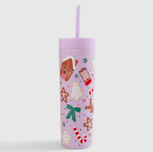 holiday cookies skinny tumbler