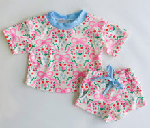 bow floral lounge set