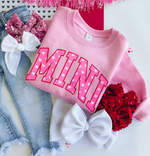 mini hearts sweatshirt