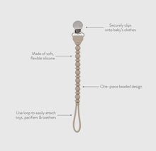 sweetie strap silicone paci clip - pink