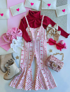 coquette pink jumpsuit