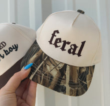 feral camo hat