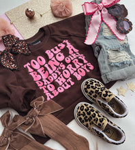 too busy sweatshirt