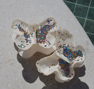 arm band floaties - glitter butterfly