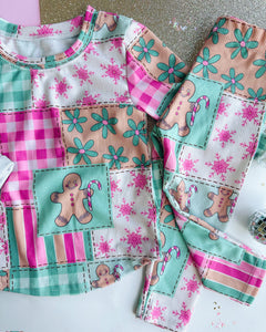 Christmas patchwork lounge