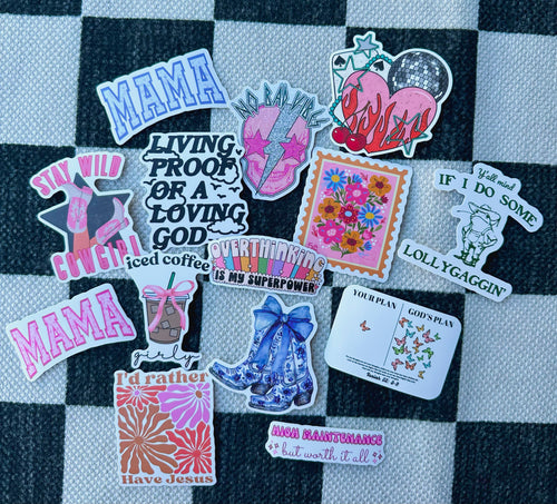 stickers - multiple prints