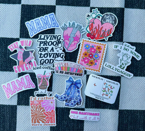 stickers - multiple prints