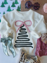 embroidered Christmas sweater