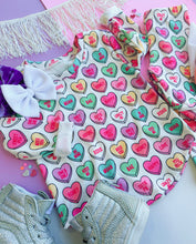 candy heart pajamas