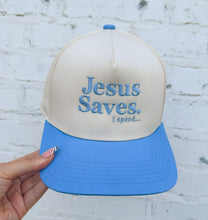 Jesus saves trucker hat