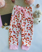 restock: pink leopard joggers