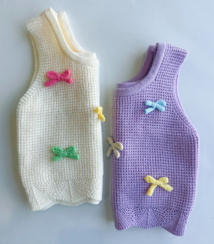 bow sweater - multiple colors
