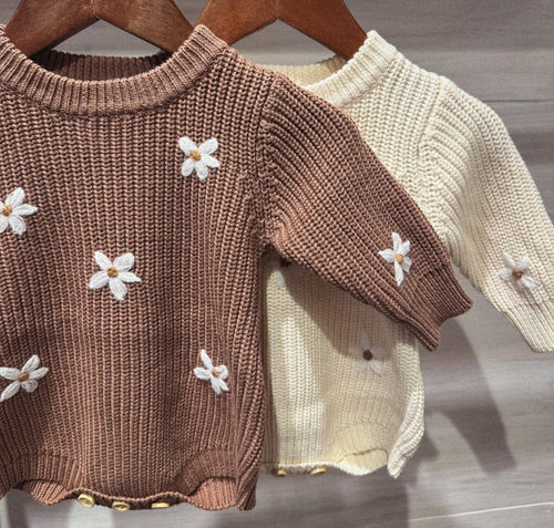 knit flower bubble - multiple colors