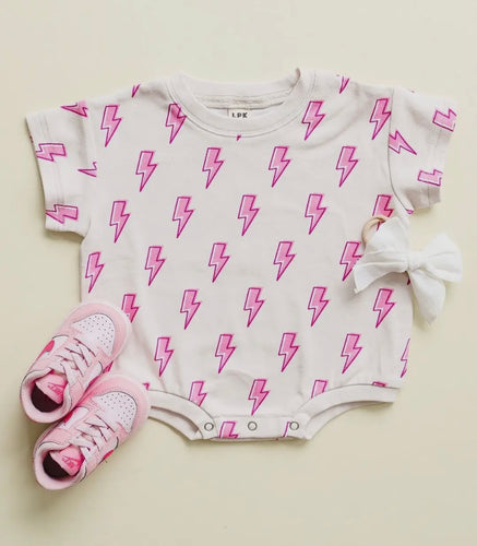 pink bolts romper