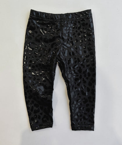 pleather leopard leggings