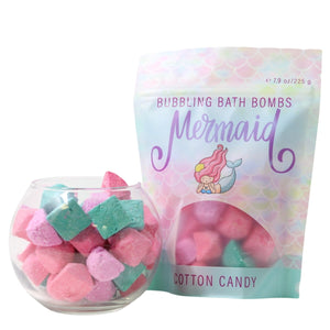 bubble bath bombs - mermaid