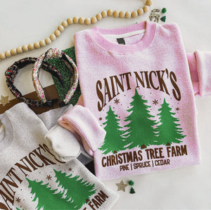 saint nicks sweatshirt - pink