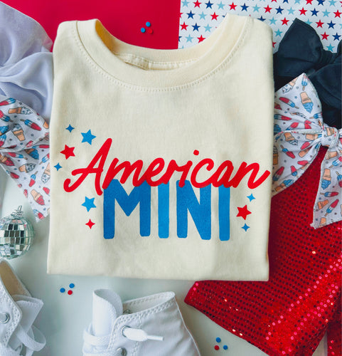 American mini tee