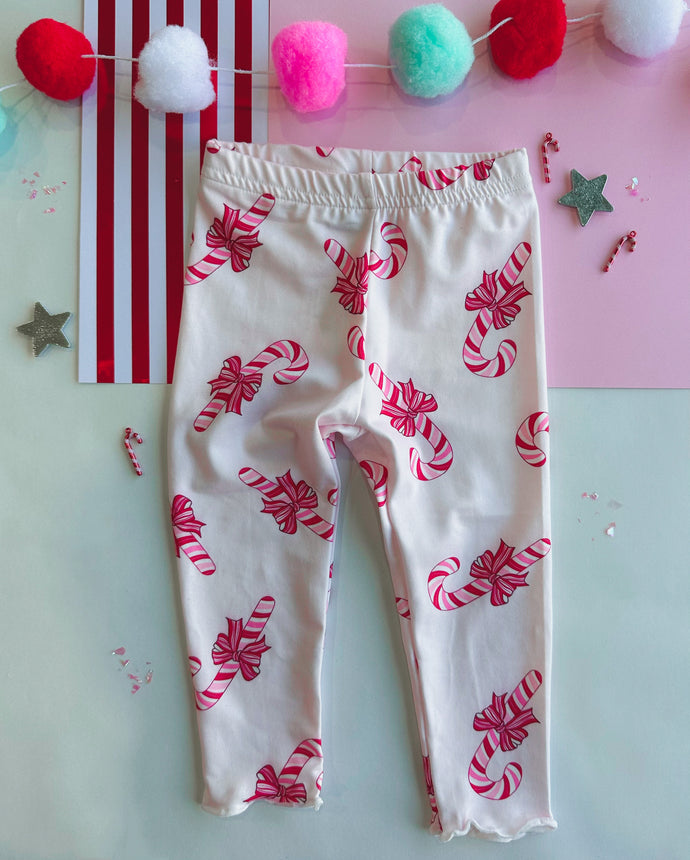 candy cane leggings