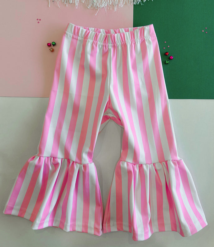 pink stripe bell bottoms