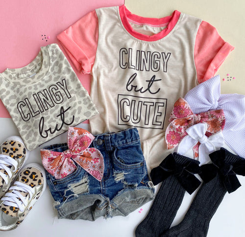 clingy but cute tee - multiple options