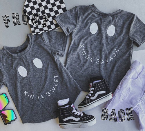 kinda sweet kinda savage tee