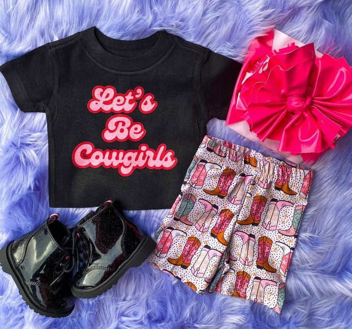 let’s be cowgirls tee
