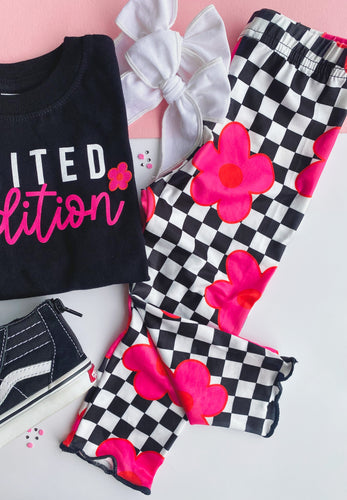retro floral leggings