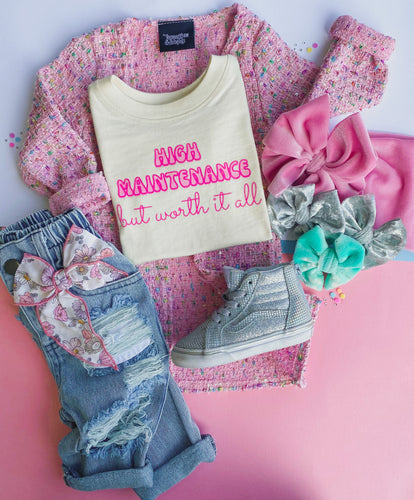tweed cardigan - pink multi