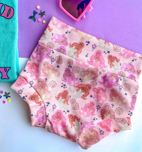 mermaid bummies | biker shorts